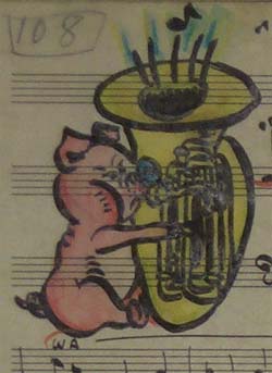 Emil Charlap's Pig Playing Tuba